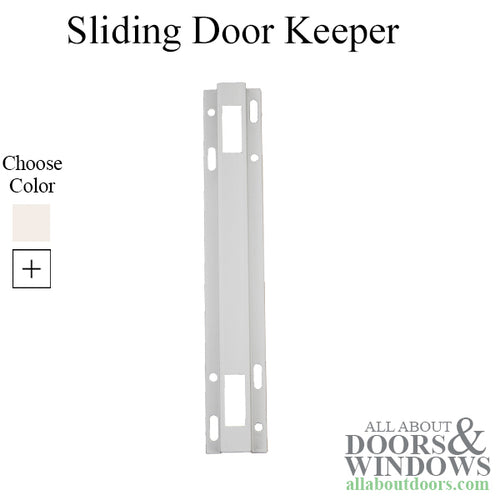 Sliding Door Keeper ¾ Inch Wide 5/8 Inch Raised Dual Point Strike - Sliding Door Keeper ¾ Inch Wide 5/8 Inch Raised Dual Point Strike