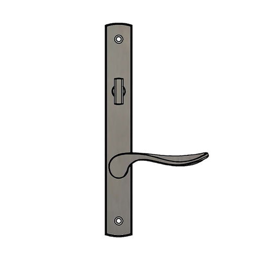 Truth Sentry Lock Handle Set, Modern, Decorative over Solid Brass, PVD Bronze - Truth Sentry Lock Handle Set, Modern, Decorative over Solid Brass, PVD Bronze