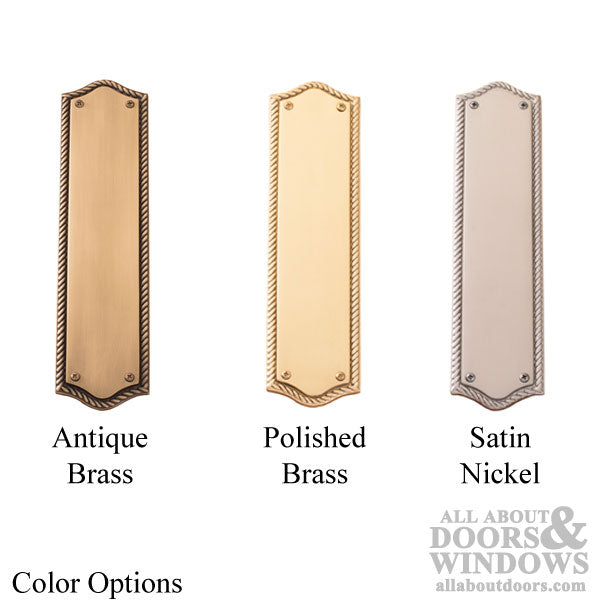 Trafalgar Push Plate 2-3/4