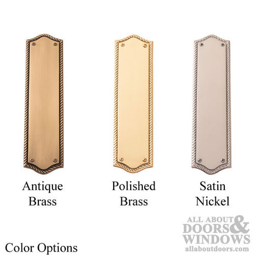 Trafalgar Push Plate 2-3/4