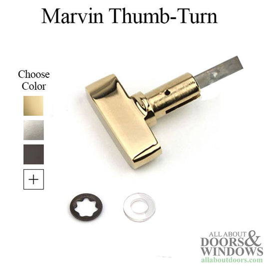 Marvin Thumb turn Only Hinged Patio Door Hardware