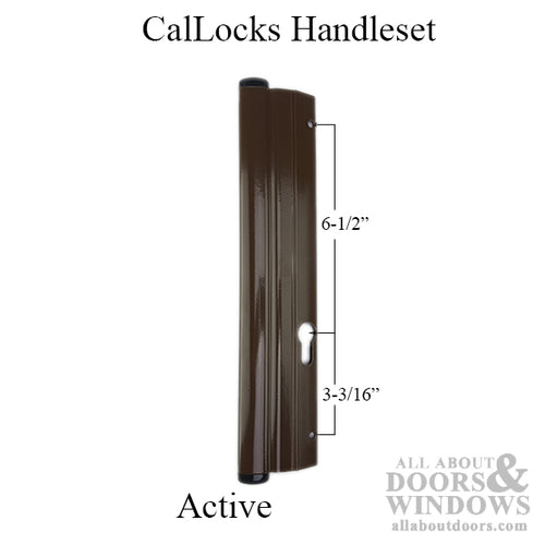 CalLocks Patio Door Handle 9 11/16 Inch Screw Hole Spacing - CalLocks Patio Door Handle 9 11/16 Inch Screw Hole Spacing