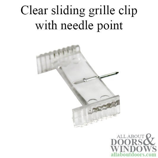 Sliding Window Grille/ Grid Parts: 1-1/4"  I/S  Dimension