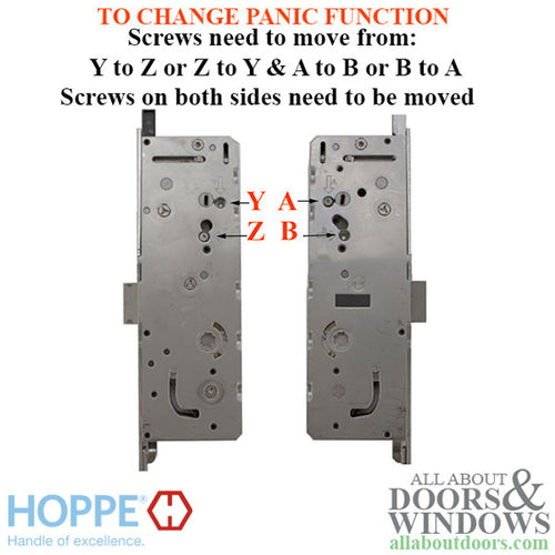 HLS7 Active Tongue-Shootbolt  45/92, Tongue at 24.41   LH - HLS7 Active Tongue-Shootbolt  45/92, Tongue at 24.41   LH