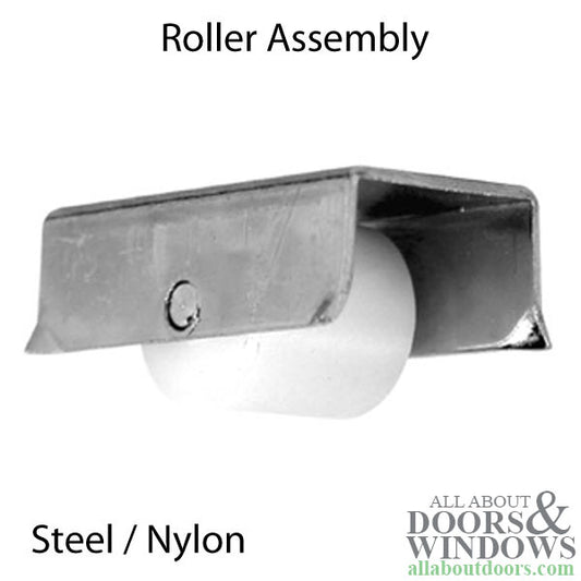 Roller Assembly (Flat) - Sliding Windows, Showcase / Storm - Steel / Nylon