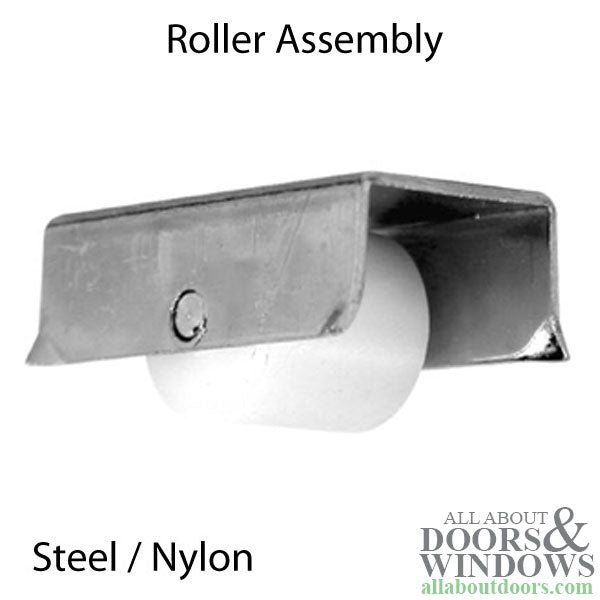 Roller Assembly (Flat) - Sliding Windows, Showcase / Storm - Steel / Nylon - Roller Assembly (Flat) - Sliding Windows, Showcase / Storm - Steel / Nylon