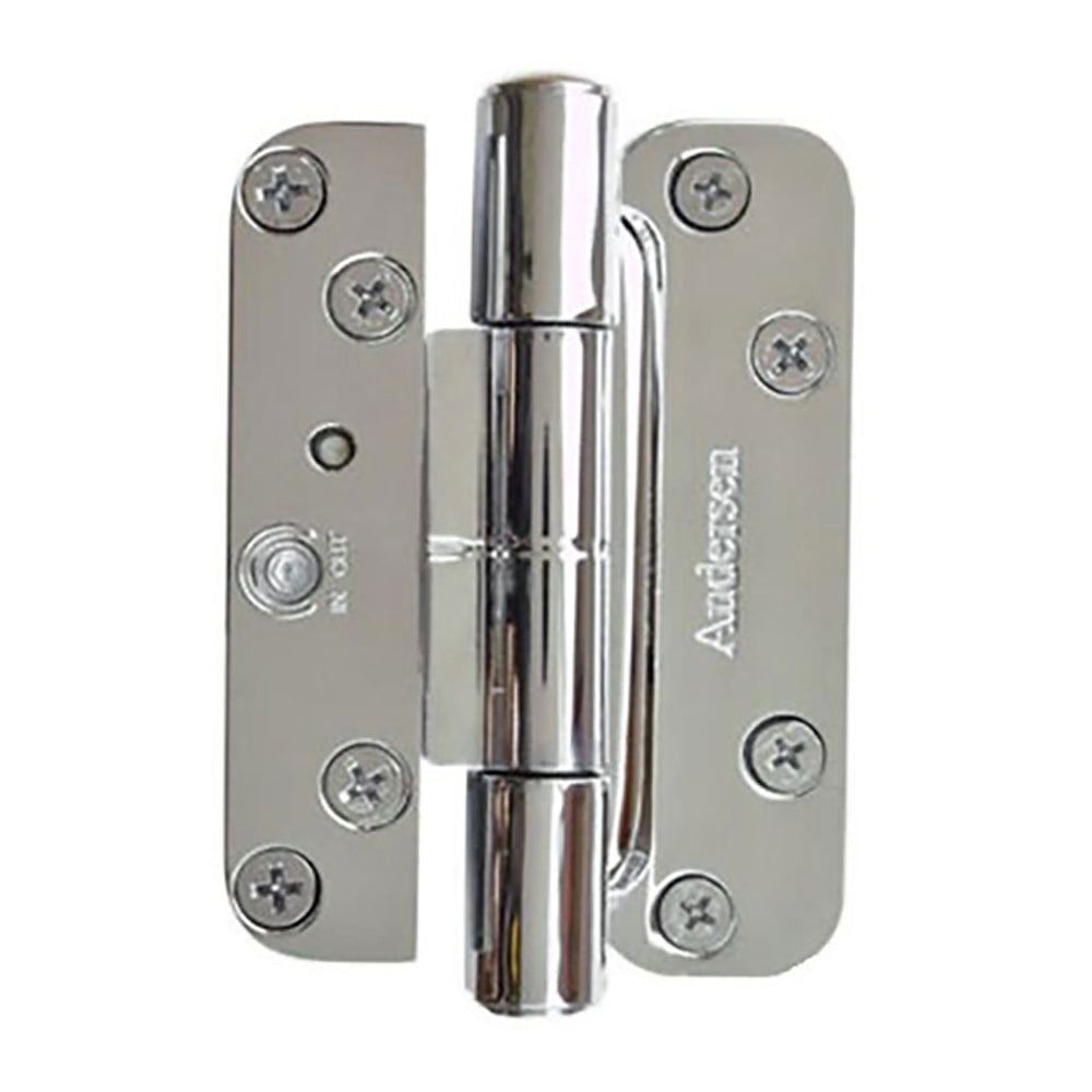 1 Hinge Kit, 2005-Present Andersen FWH Right Hand Door - Polished Chrome - 1 Hinge Kit, 2005-Present Andersen FWH Right Hand Door - Polished Chrome