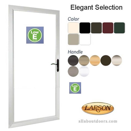 Larson Elegant Selection Full-View Storm Door (Low-E Glass) - Larson Elegant Selection Full-View Storm Door (Low-E Glass)