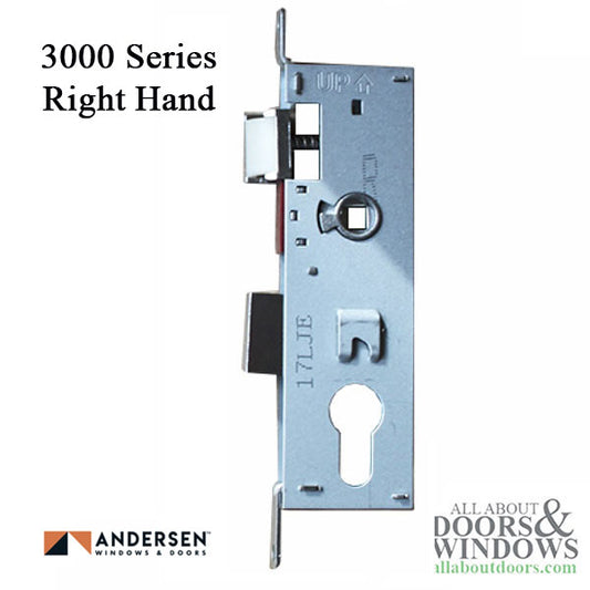 39618 Series Storm Door Lock case, Right Hand