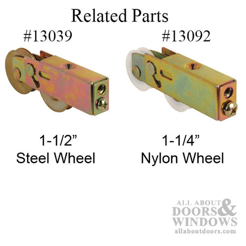 Sliding Door Roller Dual Steel 1.5 Inch Wheels Tandem Door Roller For Sliding Glass Patio Doors - Sliding Door Roller Dual Steel 1.5 Inch Wheels Tandem Door Roller For Sliding Glass Patio Doors