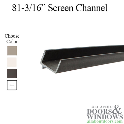 Screen Channel, Offset  81-3/16 inch - Choose  Color - Screen Channel, Offset  81-3/16 inch - Choose  Color