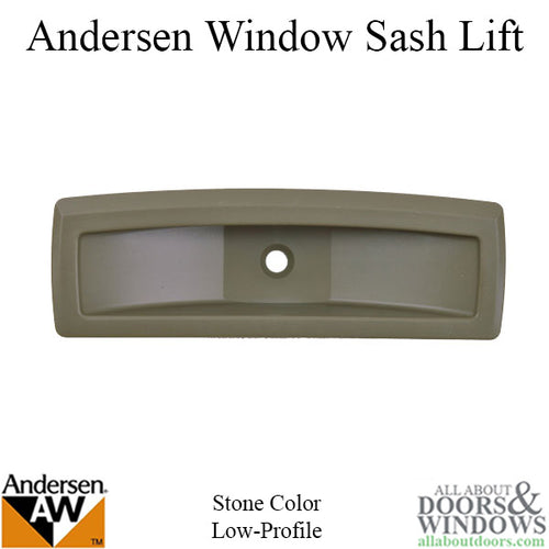 Andersen PSNL Low Profile Sash Lift - Plastic, Stone - Andersen PSNL Low Profile Sash Lift - Plastic, Stone