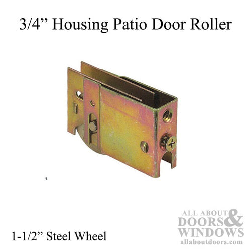 Sliding Patio Door Roller 1.5 Inch Steel Wheel Diameter - Sliding Patio Door Roller 1.5 Inch Steel Wheel Diameter