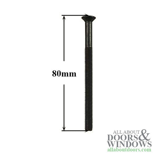 80mm Hoppe Handle Screws, 3 pack - 2 3/4 inch door - Antique Brass - 80mm Hoppe Handle Screws, 3 pack - 2 3/4 inch door - Antique Brass