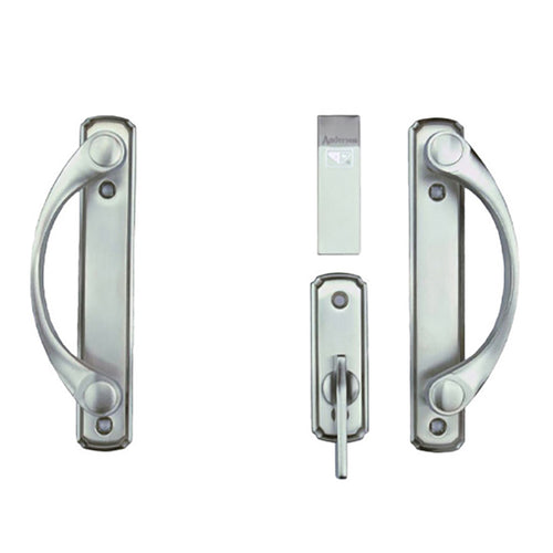 Andersen Newbury Door Handle For Two Panel Sliding Door Satin Nickel - Andersen Newbury Door Handle For Two Panel Sliding Door Satin Nickel
