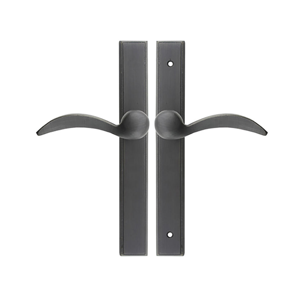 Left Hand 11 x 1.5 Inch Non-Keyed Passage with Durango Lever - Medium Bronze - Left Hand 11 x 1.5 Inch Non-Keyed Passage with Durango Lever - Medium Bronze