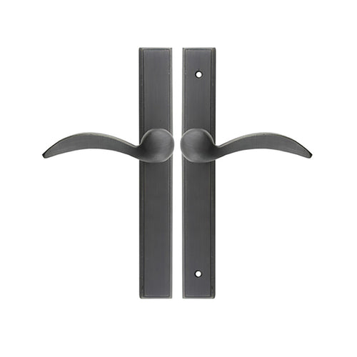 Left Hand 11 x 1.5 Inch Non-Keyed Passage with Durango Lever - Medium Bronze - Left Hand 11 x 1.5 Inch Non-Keyed Passage with Durango Lever - Medium Bronze