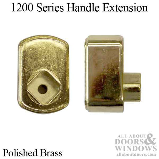 1200 Series 3/4 inch Handle Extension - Polished Brass