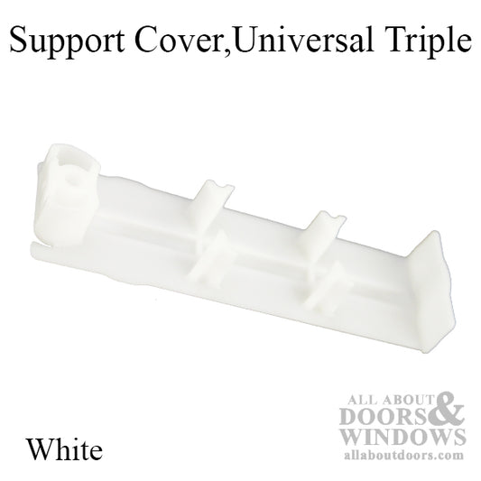 Support Cover, Triple Coil Spring , 1-1/4 pocket- White