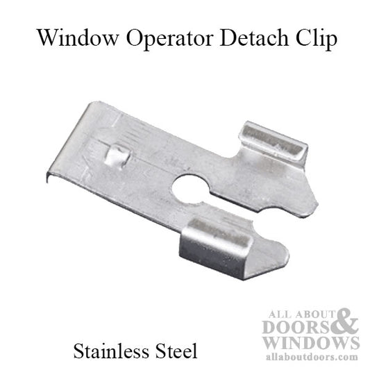 Stainless Steel Window Operator Detach Clip