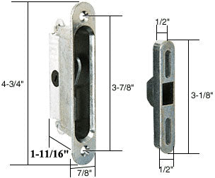 Traco Mortise Lock and Keeper 1-11/16 inch - Large Housing - Traco Mortise Lock and Keeper 1-11/16 inch - Large Housing