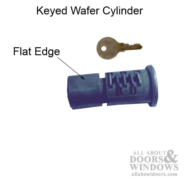 Wafer Type Replacement Cylinder, Storm Door - Wafer Type Replacement Cylinder, Storm Door