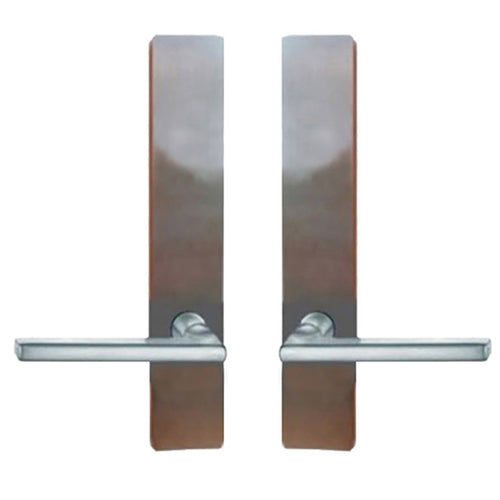 Andersen FSB 1035 Non Keyed Trim Set for Double Door Stainless Steel Finish - Andersen FSB 1035 Non Keyed Trim Set for Double Door Stainless Steel Finish