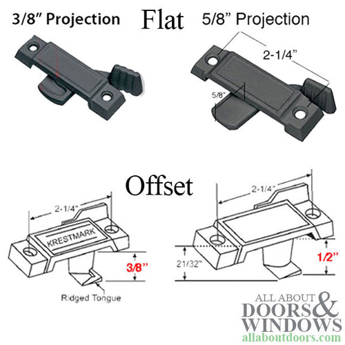 Sash / Cam Lock - Vinyl and Aluminum Sash Hardware, Diecast - Sash / Cam Lock - Vinyl and Aluminum Sash Hardware, Diecast