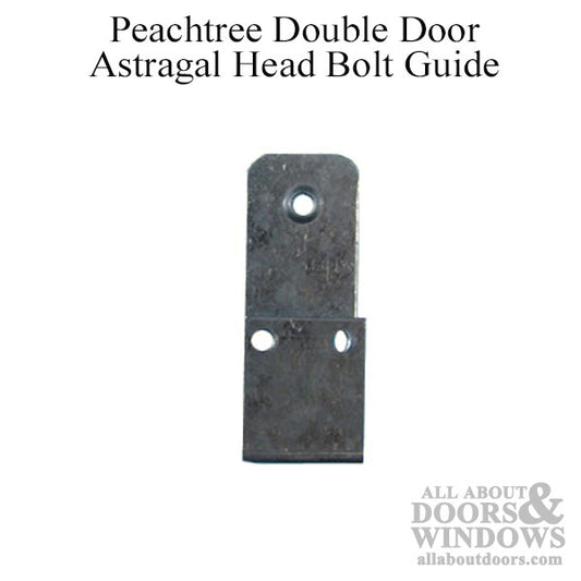 Astragal Head Bolt Guide - Peachtree Double Door