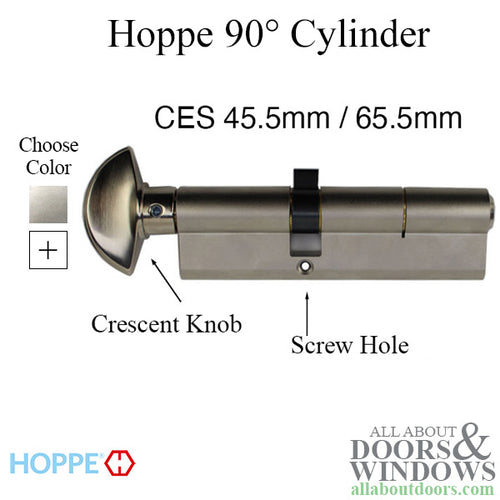 CES 45.5/65.5, 11mm, 90° Keyed Euro profile cylinder - CES 45.5/65.5, 11mm, 90° Keyed Euro profile cylinder