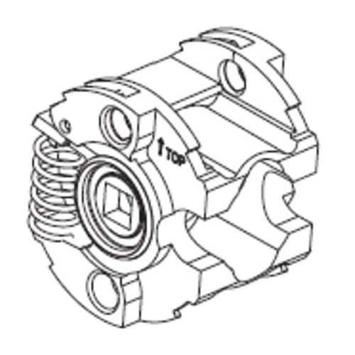 Hoppe Spring Assist HBL Latch Body - Hoppe Spring Assist HBL Latch Body