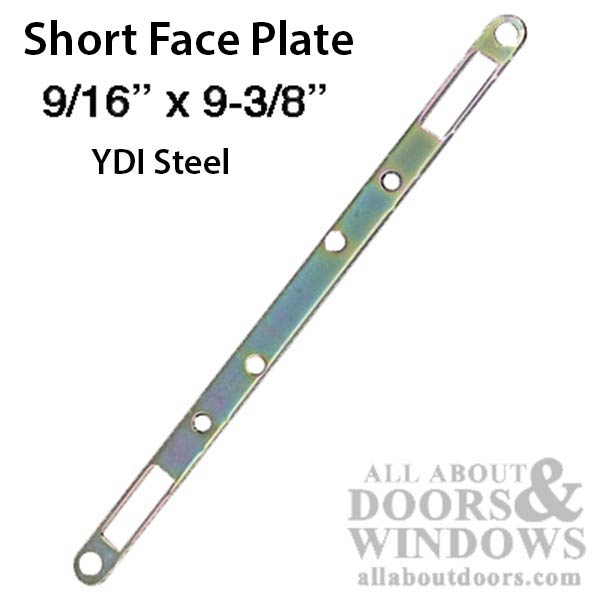 Short Trim Face Plate for 2-Point Mortise Lock 9/16