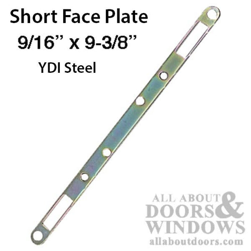Short Trim Face Plate for 2-Point Mortise Lock 9/16