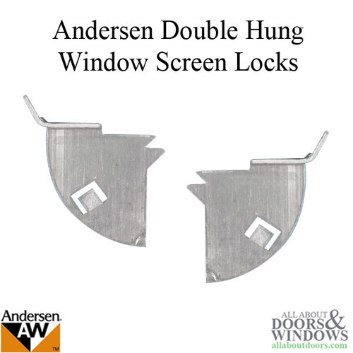 Screen Locks for Andersen Wood Gliding and Narroline Double Hung Windows (1961-1973) - Screen Locks for Andersen Wood Gliding and Narroline Double Hung Windows (1961-1973)