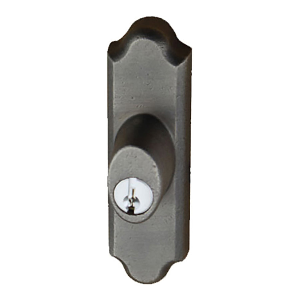 Andersen Window - Frenchwood Gliding Door - Lock Assembly, Encino - RH - Distressed Nickel - Andersen Window - Frenchwood Gliding Door - Lock Assembly, Encino - RH - Distressed Nickel