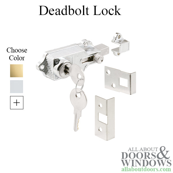 Dead Bolt Lock for Sliding Patio Doors - Dead Bolt Lock for Sliding Patio Doors