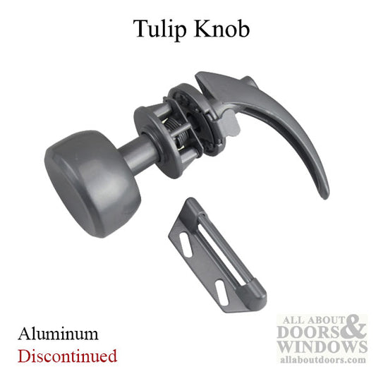 Storm Door Handle Tulip Style Knob 1.25 Inch Hole Spacing