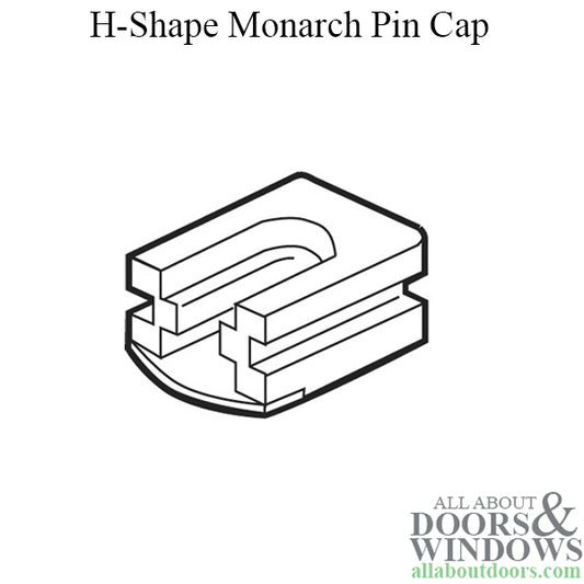 Leigh / Monarch Pin Cap / Guide, H-Shape, Plastic
