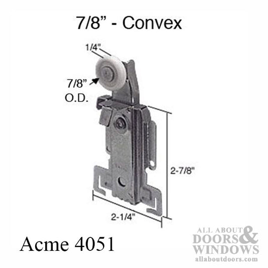 Acme 4051, Panel Jacket 7/8 Wheel, TOP ROLLER - Pairs