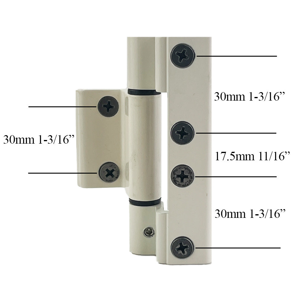 Clamp Hinge 3 Wing Pre-Assembled Nylon Bushing - Clamp Hinge 3 Wing Pre-Assembled Nylon Bushing