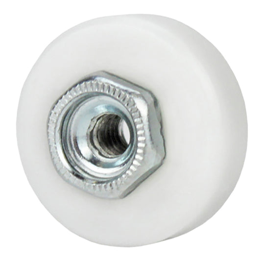 Ball Bearing Wheel Roller for Sliding Shower Doors 3/4" Wheel Diameter