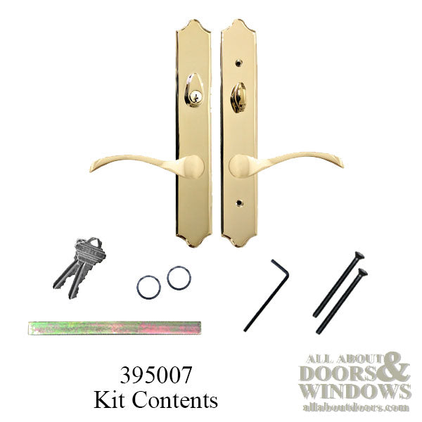 Expressions 12 Inch Arch Active Keyed Hardware - Choose Color - Expressions 12 Inch Arch Active Keyed Hardware - Choose Color