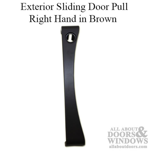 Exterior Sliding Door Pull - Right Hand - Choose Color