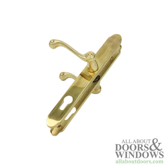 SLIMLINE Mortise Lock Set, 25mm Backset - Brass