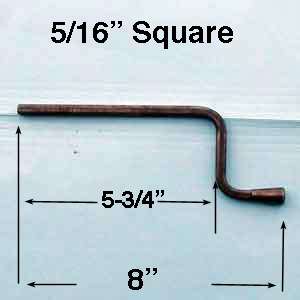 5/16 inch Hex Drive Bar, 8-5/8  length - Discontinued - 5/16 inch Hex Drive Bar, 8-5/8  length - Discontinued