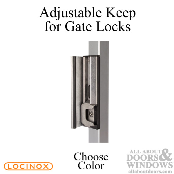 Adjustable Stainless Steel Security Strike for Gate Locks - Adjustable Stainless Steel Security Strike for Gate Locks