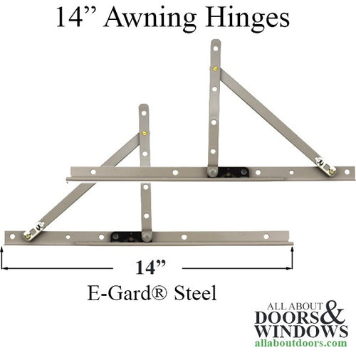 Truth 13.14 Awning Window Hinge and Track, Pairs 14