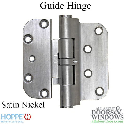 Hoppe Guide Hinge F42-R, 2009- Satin Nickel