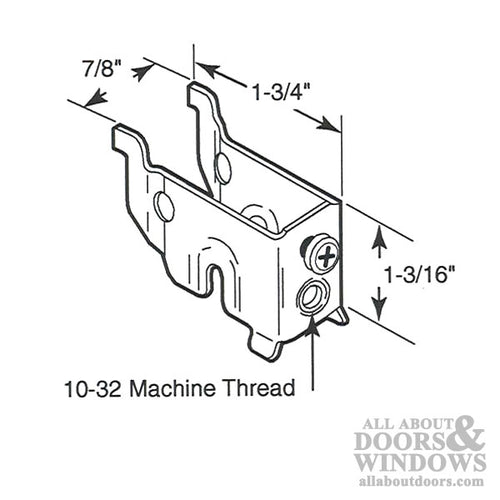 Sliding Glass Door Roller Housing - Sliding Glass Door Roller Housing