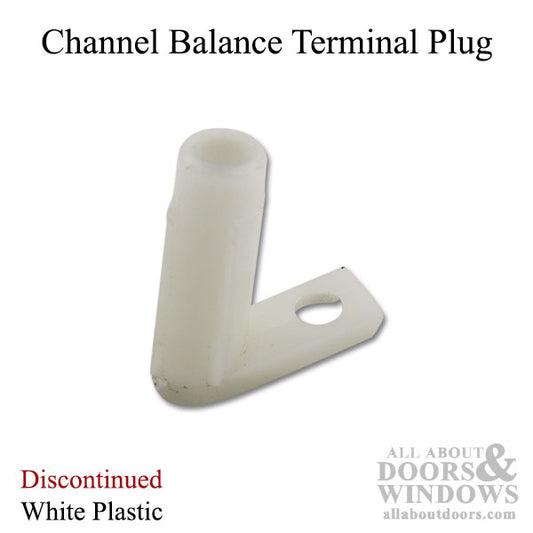 Peachtree Channel Balance Terminal Plug - White